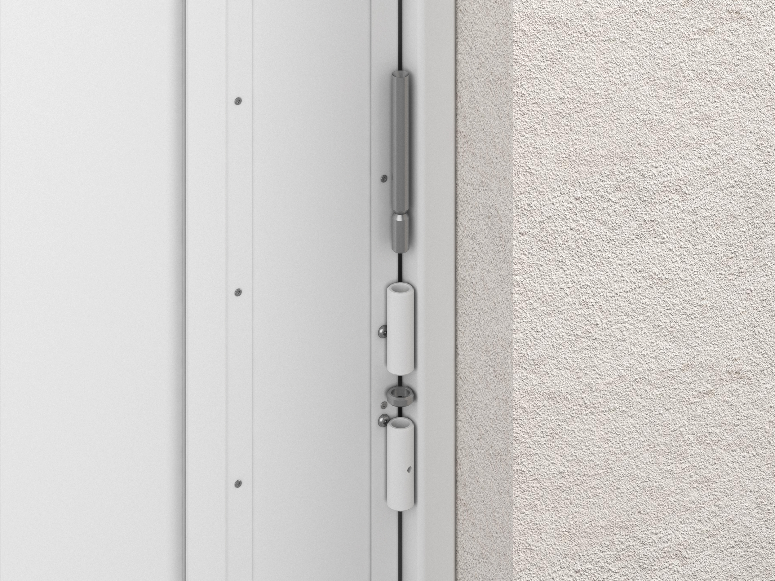 Съемная разборная петля обеспечивает легкость монтажа и плавность хода створок.